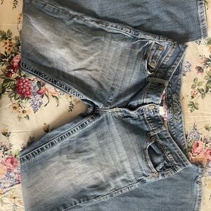 Maurices Light Blue Flare Jeans